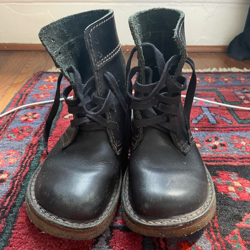 38 Black Faborg Duckfeet boots